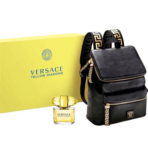 versace backpack cologne set|versace cologne with free backpack.